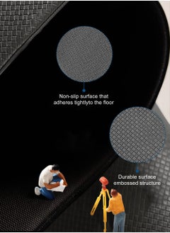 HomarKet Kitchen Mats 2 PCS, Waterproof & Non-Slip Kitchen Rugs, Anti-Fatigue Floor Mats for Kitchen Floors, Offices & Laundries, Durable Resilient Kitchen Rug Set, 17.7"×29.5"+17.7"×59",Black  - Image 4