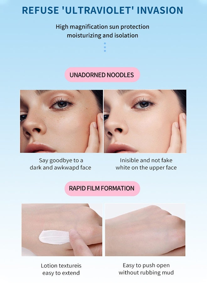 FORMBO Sunny Sunscreen Lotion-Sunscreen Skin Care Waterproof Strong UV Protection Hydrating Cream SPF 50 PA+++ 50G For Women Men 50g - Image 5