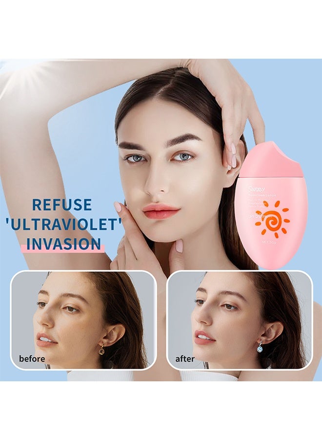 FORMBO Sunny Sunscreen Lotion-Sunscreen Skin Care Waterproof Strong UV Protection Hydrating Cream SPF 50 PA+++ 50G For Women Men 50g - Image 4