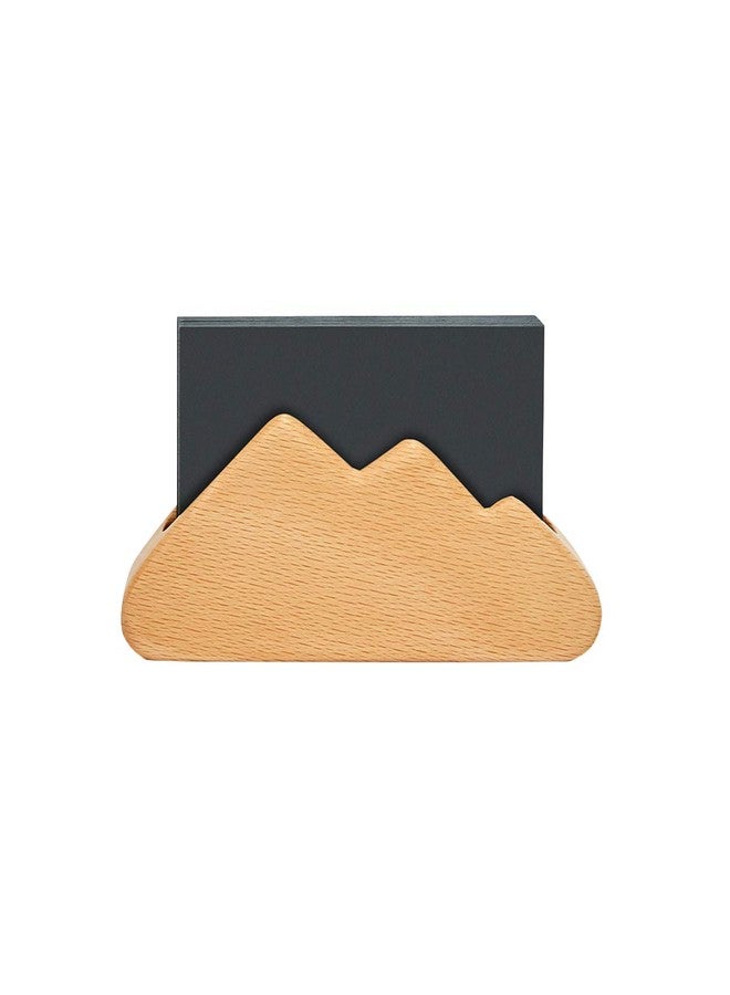 باندابارك حامل بطاقات عمل من باندا بارك للمكتب، بتصميم سحابي، حامل عرض بطاقات عمل خشبي، قطعة واحدة، الطول 4.53 بوصة × العرض 1.14 بوصة × الارتفاع 1.57 بوصة (بيتش هيل) - Image 1