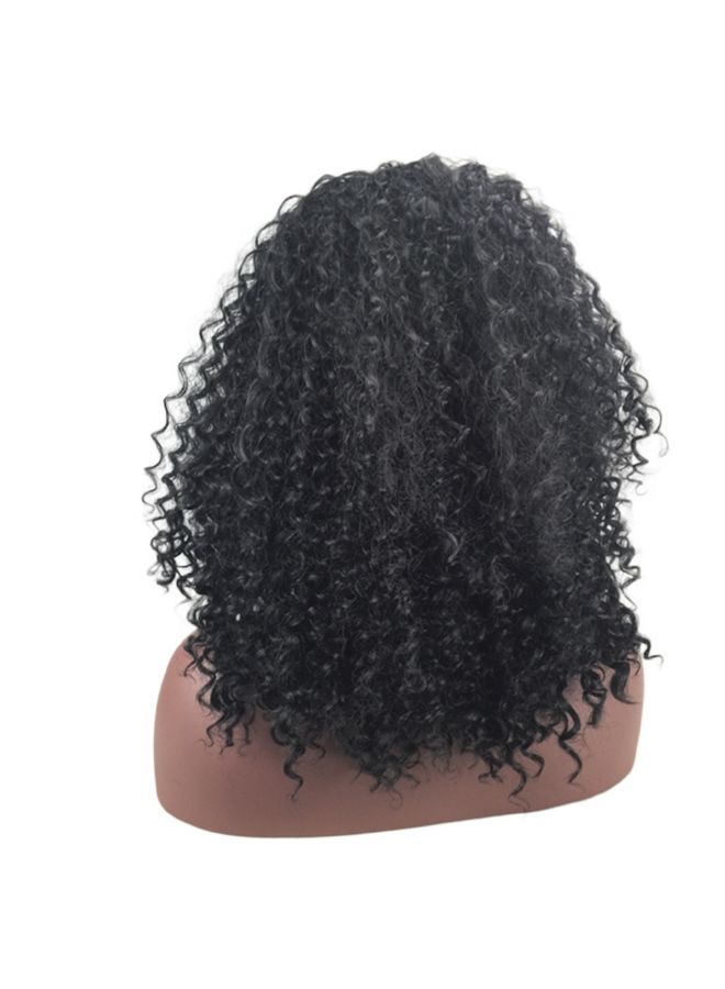 NIBEMINENT Long Curly Wavy Hair Wig Black 20x5x20cm - Image 4