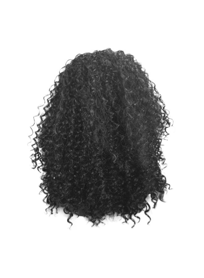 NIBEMINENT Long Curly Wavy Hair Wig Black 20x5x20cm - Image 2