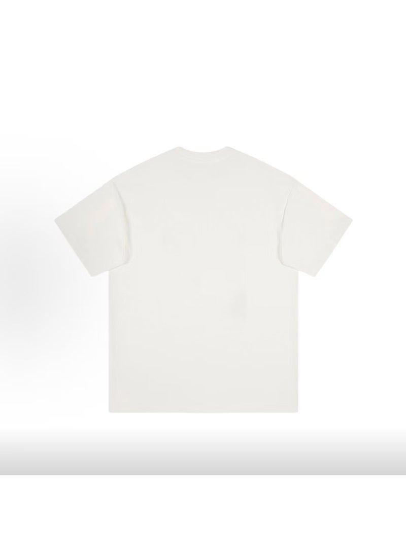Dickies White Short Sleeve T-Shirt with Flame Logo Print Size 5XL - Image 3