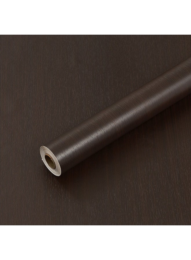 آنا ورق جدران ذاتي اللصق بتصميم خشبي مزيف مقاس 45 سم × 2 م، مقاوم للماء والرطوبة والزيوت، مثالي لتجديد المنازل - Image 1