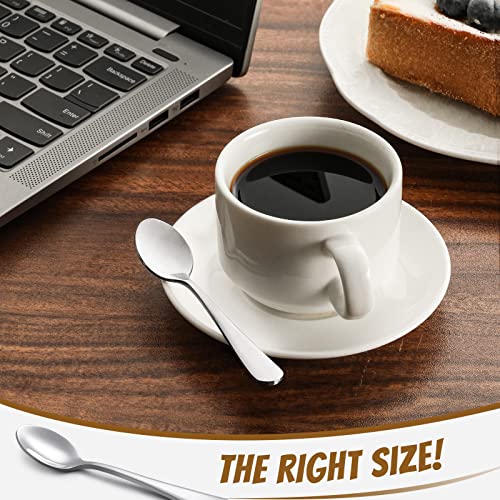Hiware 12-Piece Demitasse Espresso Spoons, 4 Inches Stainless Steel Mini Coffee Spoons - Image 4