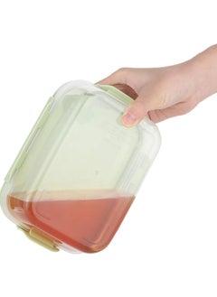HOPHOP Green Rectangular Food Storage Containers with Leak-Proof Lids - Microwave & Dishwasher Safe  - Image 2