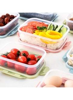 HOPHOP Green Rectangular Food Storage Containers with Leak-Proof Lids - Microwave & Dishwasher Safe  - Image 5