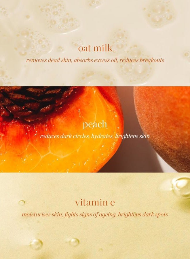 Ere Perez أساس سائل حليب الشوفان الطبيعي | قابل للتنفس، قابل للبناء، تغطية متوسطة إلى كاملة، لامعة | مستخلص الخوخ، فيتامين E | نباتي، خالي من التجارب على الحيوانات، جمال نظيف (لاتيه | فاتح بارد، 1 أونصة سائلة | 30 مل) - Image 3