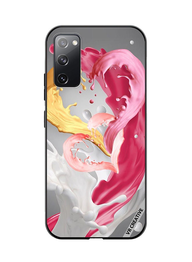 VR CREATIVE Protective Case Cover For Samsung Galaxy S20 FE 5G Couple Design Multicolour - Image 1