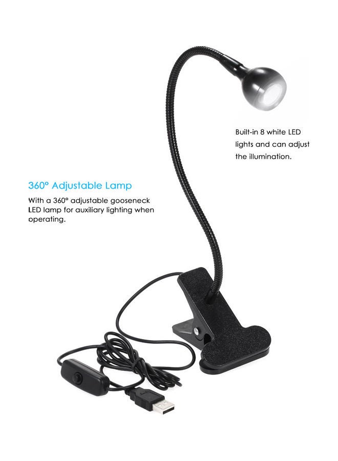Portable Digital Microscope With Metal Stand And Adjustable Lamp - Image 3