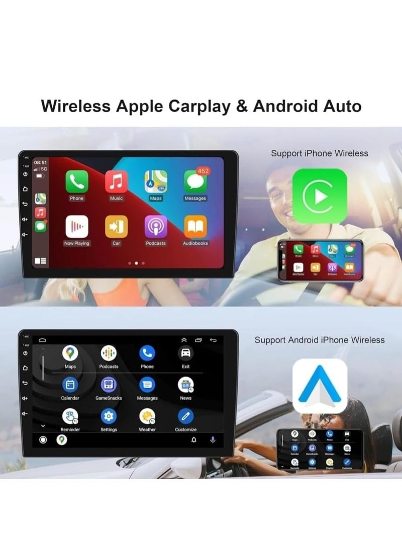 RAYMOS - Android Car Stereo For Ford Edge 2010-2015 4GB RAM QLED Touch Screen Support Apple Carplay Android Auto Wireless Fast Interface Quick Boot Bluetooth USB SIM Card DSP - Image 1