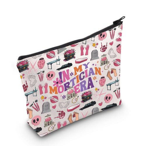 MEIKIUP Mortician Gift In My Mortician Era Makeup Bag Last Responder Undertaker Gift Funeral Director Toiletry Bags Mortician Bag - Image 1
