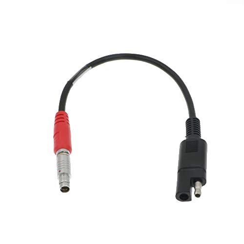 Uonecn for TOPCON Hiper GPS Charger Power Cable End LITE PRO GA GB Plus GR-3 GR-5 SAE2 12'' - Image 1