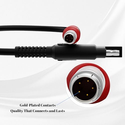Uonecn for TOPCON Hiper GPS Charger Power Cable End LITE PRO GA GB Plus GR-3 GR-5 SAE2 12'' - Image 4