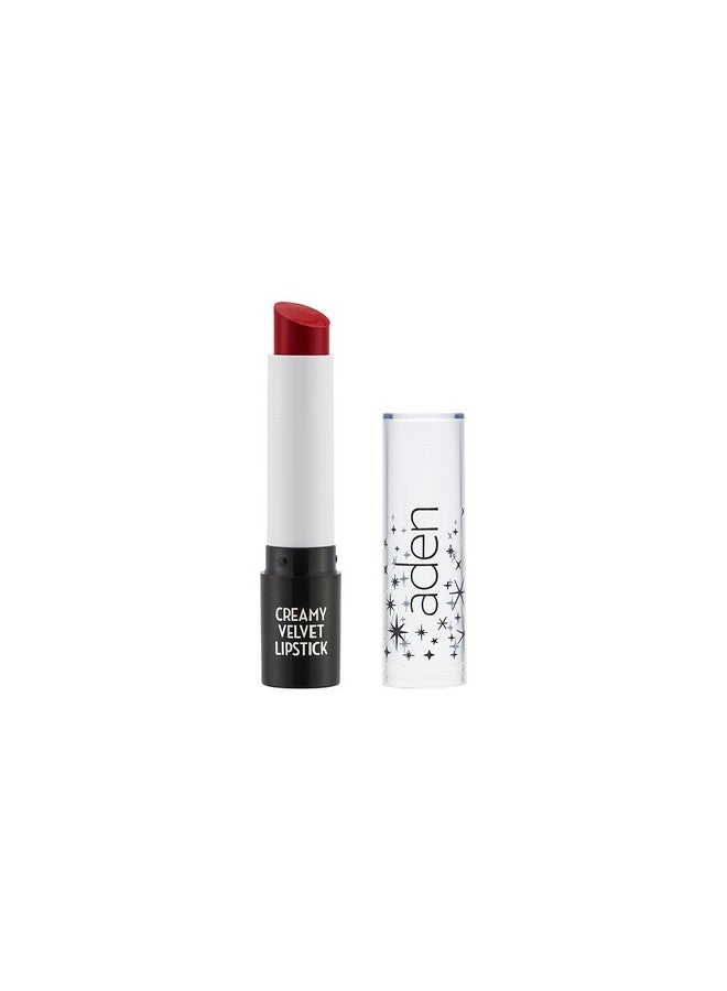 Aden Velvet Lipstickhighly Pigmenteddurable & Hydratingnon Dryingcreamy & Smooth (08 Scarlett Heart) - Image 1