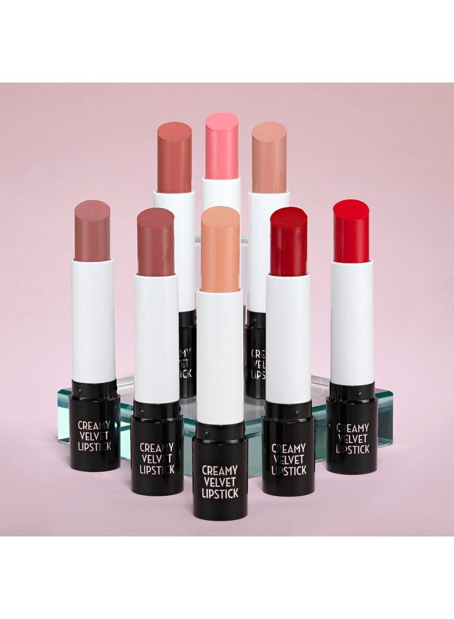 Aden Velvet Lipstickhighly Pigmenteddurable & Hydratingnon Dryingcreamy & Smooth (08 Scarlett Heart) - Image 5