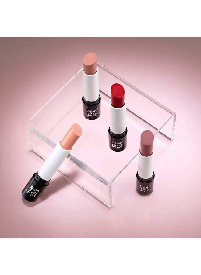 Aden Velvet Lipstickhighly Pigmenteddurable & Hydratingnon Dryingcreamy & Smooth (08 Scarlett Heart) - Image 4