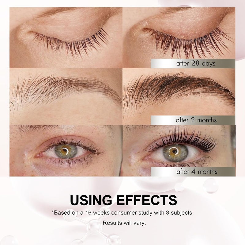 Shein Rapid Eyelash Growth Serum Biotin Eyebrows Enhancing Vitamins Peptides Amino Acids Lash for Thicker Longer Eyelashes Eyebrows IrritationFree Formulated 3ML - Image 5