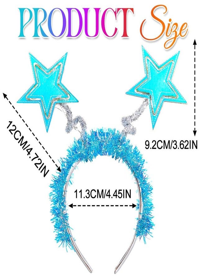 كيلشي طوق رأس مضيء على شكل نجمة من كيلشي، أزرق، قطعة رأس تنكرية للنساء - Image 5