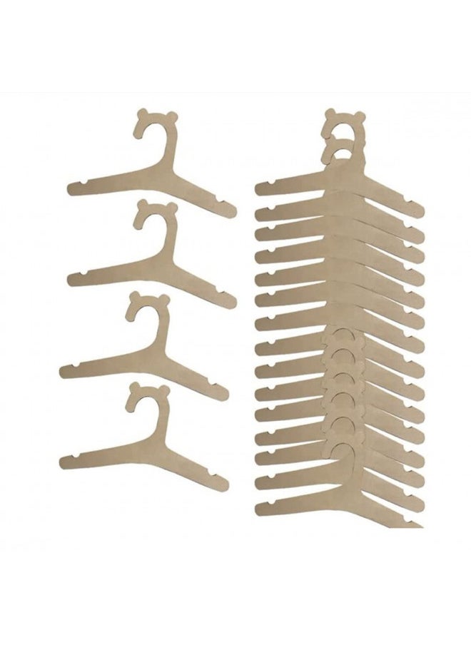 Tuklye Newborn Hangers for Baby Clothes ,Baby Children Wooden Hangers for Clothes Hangers - 6 Pcs ,30 Pcs Set (9 inches)  - Image 1
