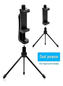ORiTi Smartphone Tripod Adapter Cell Phone Holder , Rotates Vertical and Horizontal, Adjustable Clamp  - Image 2