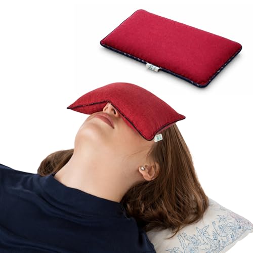 Aksobha Natural Herbal Heating Pad for Sinus & Headache Relief Multipurpose Chemical Free Hot & Cold Therapy Pack with Aromatherapy Microwaveable Reusable Cotton Compress for Eyes, Chest Congestion - Image 1