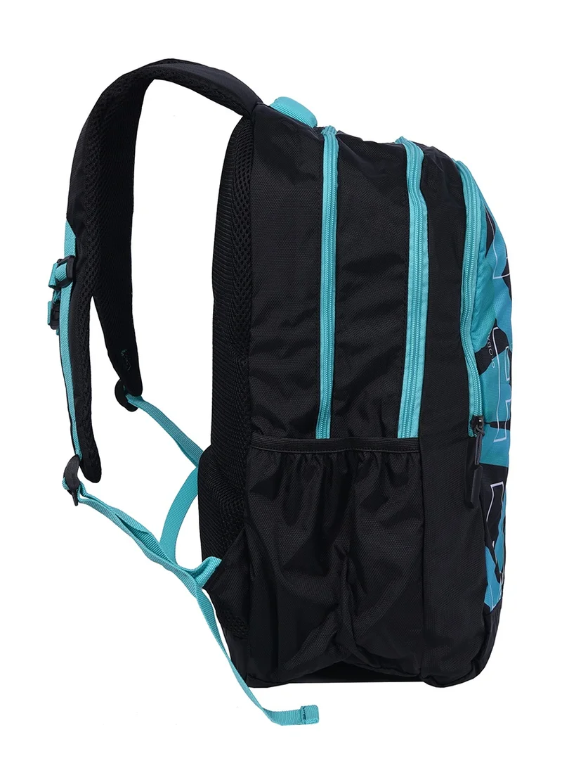 American Tourister Multicolour quad 2.0 backpack, 31.5l capacity, polyester, multicolor|fits 15.6" laptop|bottle holder|ergo back & shoulder|front pocket - 1 year international warranty  | Best Price UAE