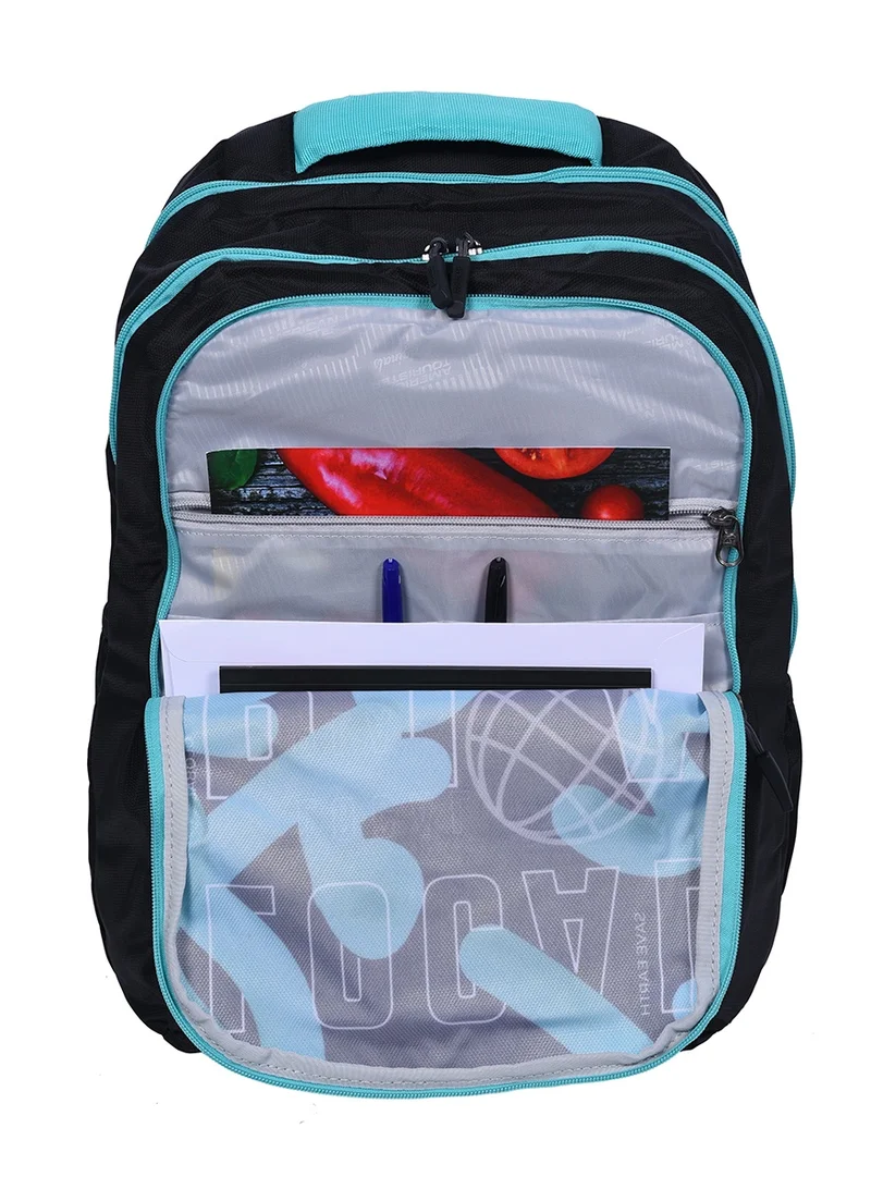 American Tourister Multicolour quad 2.0 backpack, 31.5l capacity, polyester, multicolor|fits 15.6" laptop|bottle holder|ergo back & shoulder|front pocket - 1 year international warranty  | Best Price UAE
