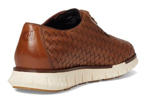Cole Haan Men's Zerogrand Remastered Woven Oxfords, British Tan/Dark Natural/Ivory, 8-M US - Image 5
