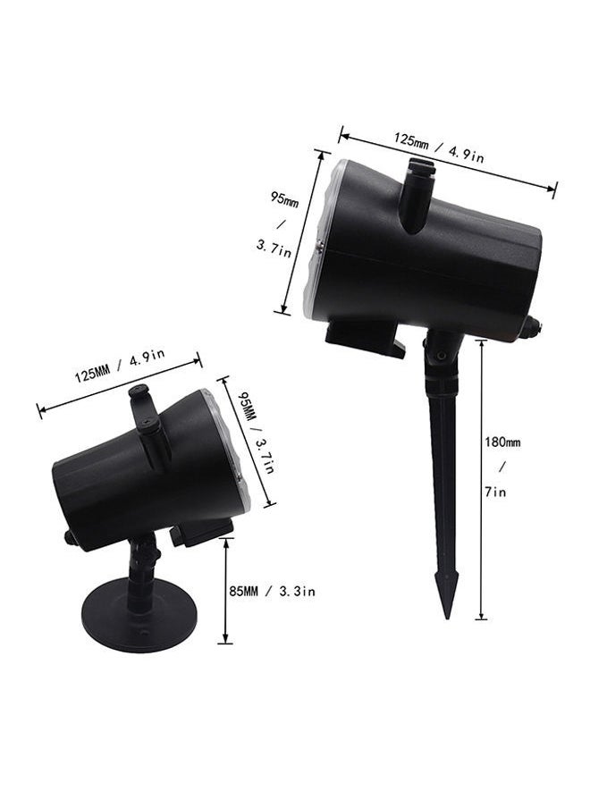 NIBEMINENT Animated Projector Lamp With Remote Control Black 0.65kg  - Image 2