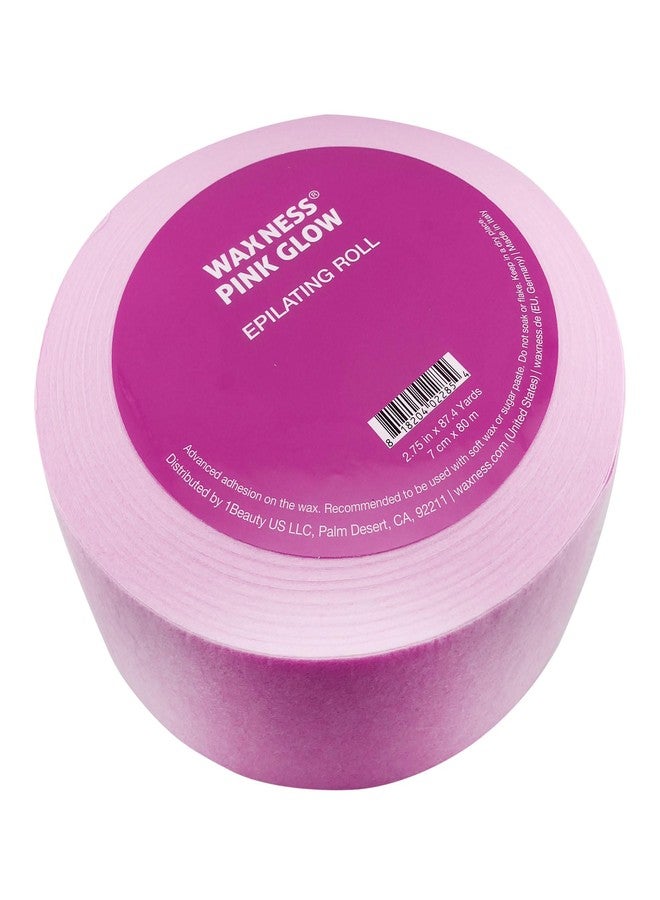 wax necessities Waxness Large Pink Glow Extra Comfort Epilating Roll 87 yd / 80 m - Image 1