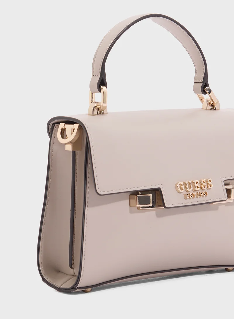 GUESS Eco Aldith Mini Top Hndle Flap Crossbody