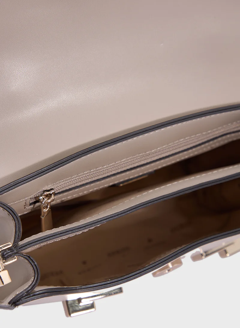 GUESS Eco Aldith Mini Top Hndle Flap Crossbody