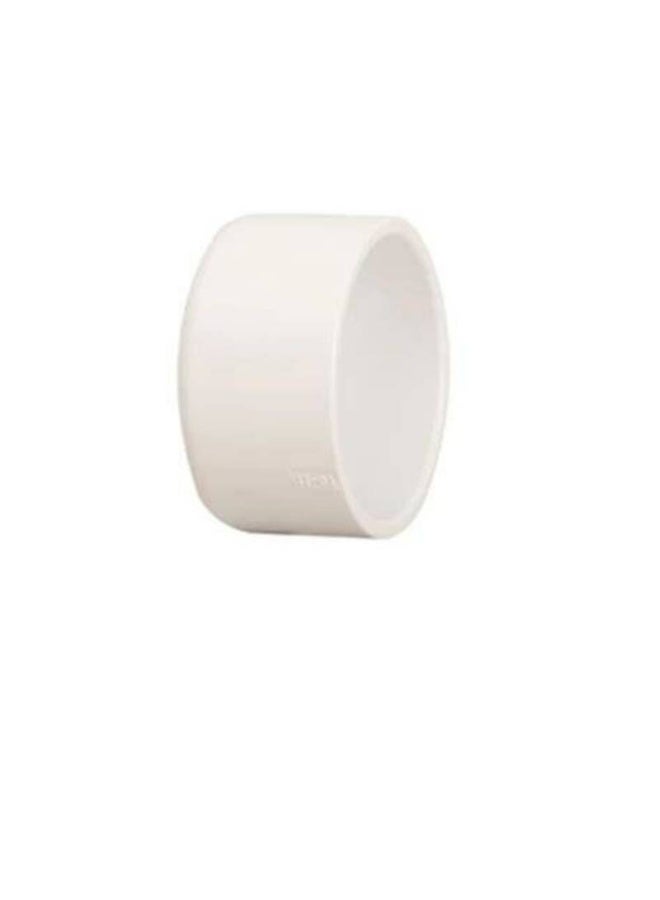 سدة كاب PVC ابيض مقاس 3 بوصة لمواسير الصرف - Image 1