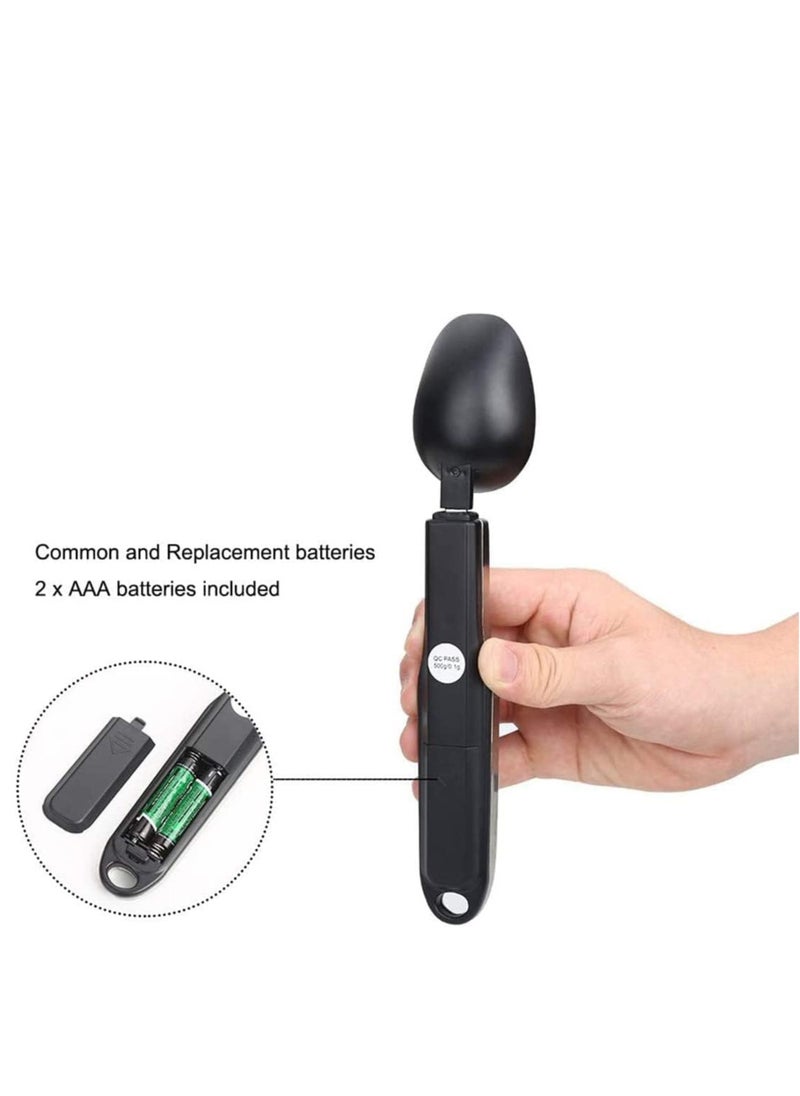 ECVV - Electronic Weighted Spoon Baking Spoon Scale With Lcd Display Digital Weight Scale Spoon Milligram Measuring Scoop Grams Electronic Measuring Cup For Portioning Tea, - Image 1
