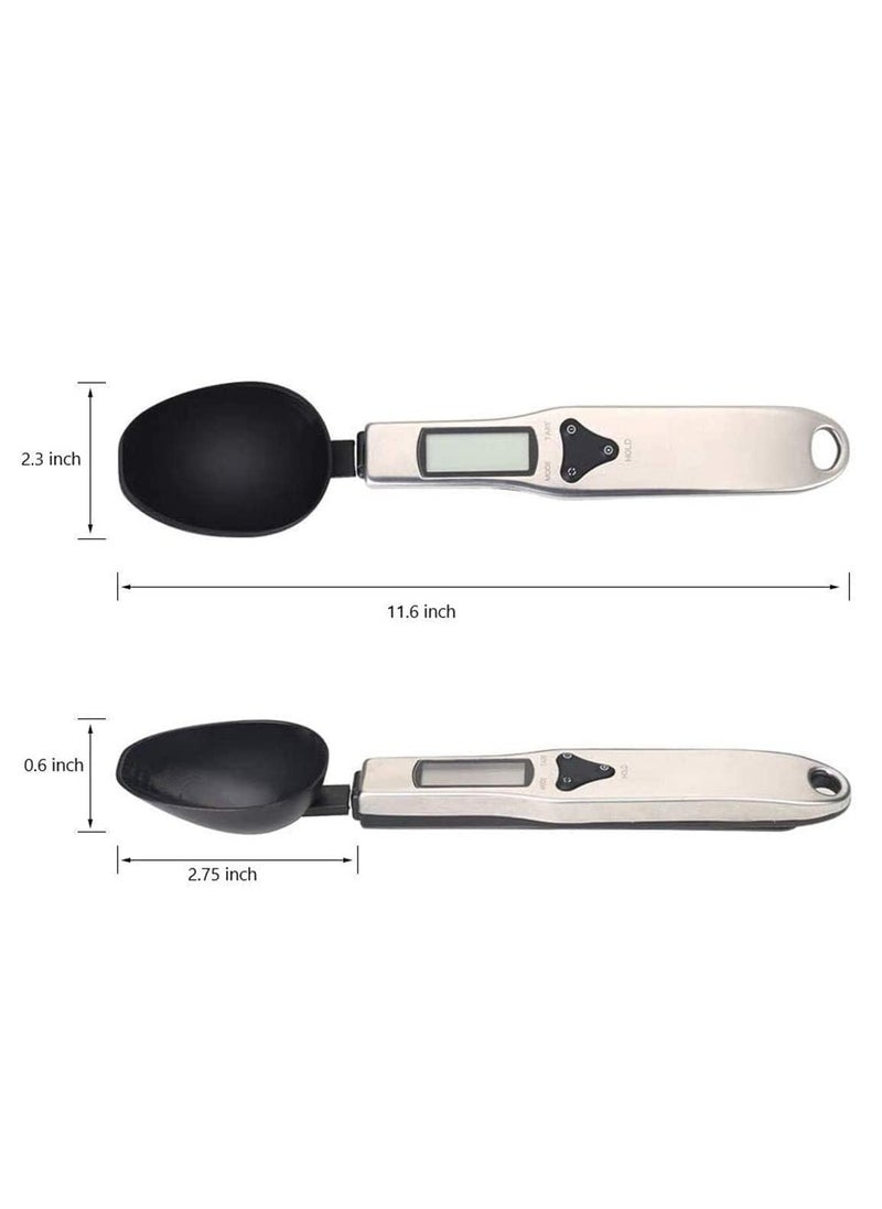 ECVV - Electronic Weighted Spoon Baking Spoon Scale With Lcd Display Digital Weight Scale Spoon Milligram Measuring Scoop Grams Electronic Measuring Cup For Portioning Tea, - Image 1