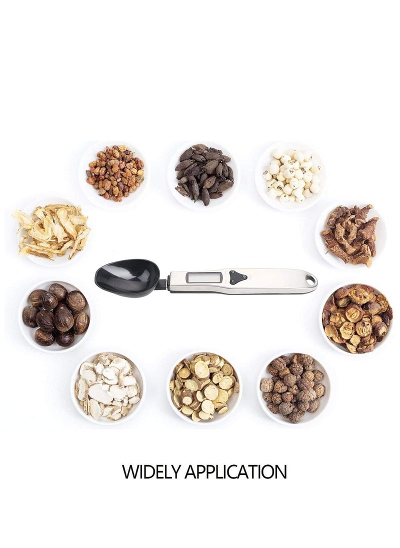 ECVV - Electronic Weighted Spoon Baking Spoon Scale With Lcd Display Digital Weight Scale Spoon Milligram Measuring Scoop Grams Electronic Measuring Cup For Portioning Tea, - Image 1