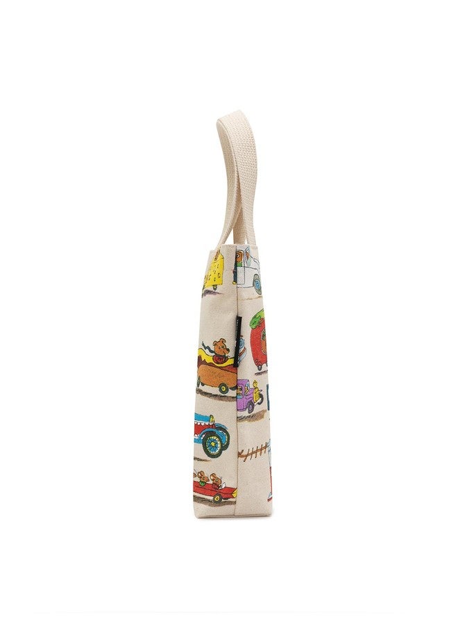 Out of Print Cars and Trucks and Things That Go Mini Tote Bag with Inner Pocket - Richard Scarry Small Tote Bag for Book Lovers and Kids - Image 3