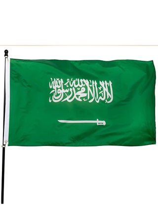 The Flag of the Kingdom of Saudi Arabia is large(150*90CM) - pzsku/ZE7ECDEBECCB373BBABB2Z/45/_/1699934528/ddd08d8e-d85d-4cf0-8b42-de6544ccb019