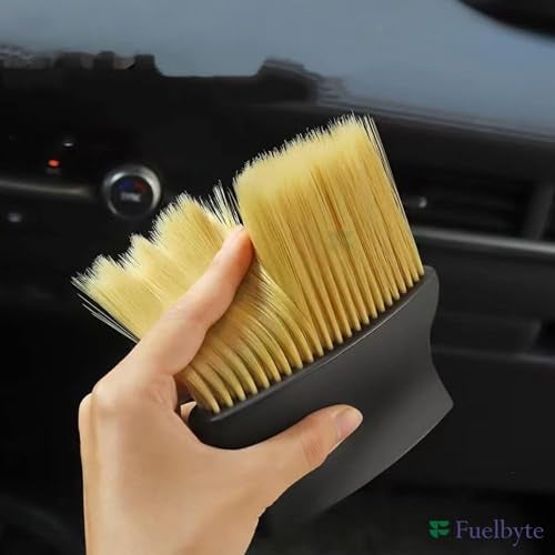 Azaria Car Interior Cleaning Brush Soft Duster Interior Cleaning Dusting Tool for Automotive Accessory Car Cleaning Brush AC Vent Dashboard Dust Dirt Cleaner Gadgets Cleaning Brush (Brush Combo) - Image 3