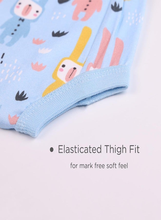 Just Bumm Potty Pants for Toddlers, Pull-up Padded Underwear with 4 layers of Organic Cotton Padding & Cotton Inner, Ideal for Potty Training 2-3 Year Babies (Bunny Trails) - Image 3