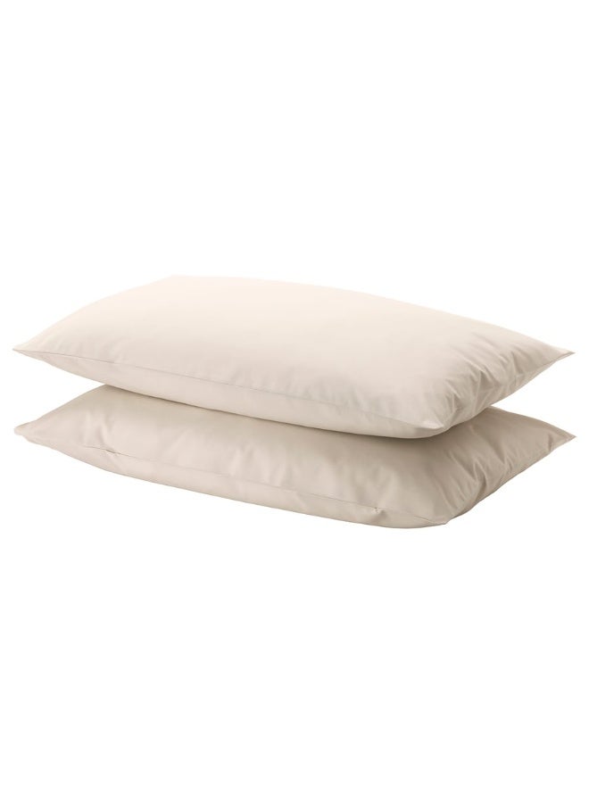 DVALA Pillowcase, beige, 50x80 cm - Image 1
