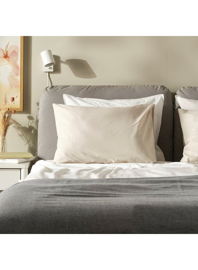 DVALA Pillowcase, beige, 50x80 cm - Image 3
