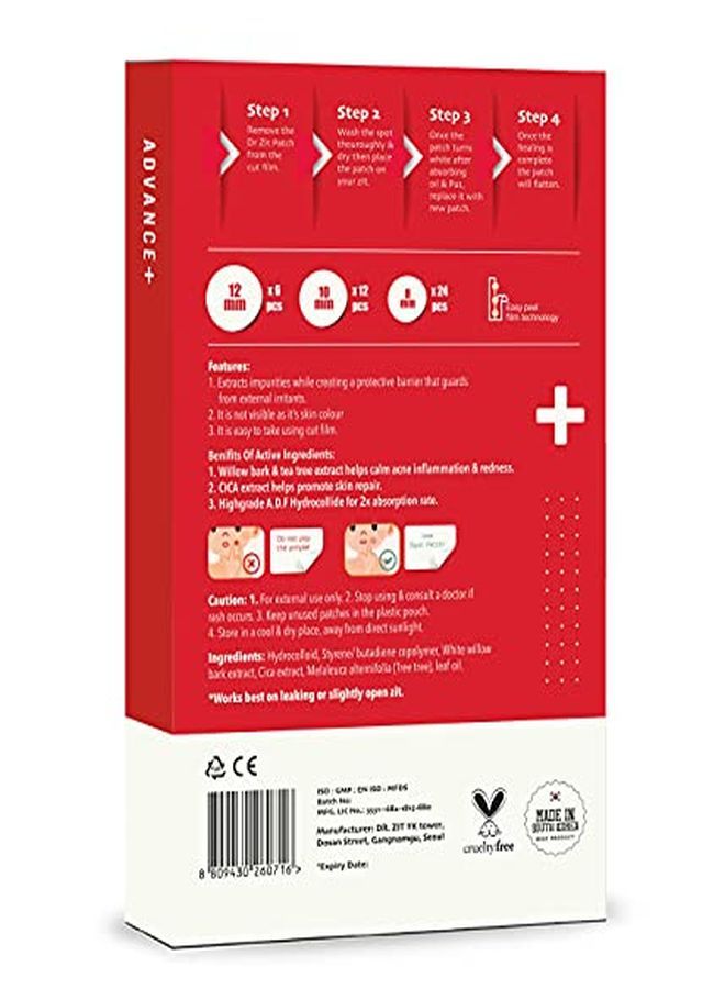 Spot Patch Dr Zit (63 Dots) Acne Pimple Patch Hydrocolloid For Blemish | Made In Korea | Sterilized  - Image 3
