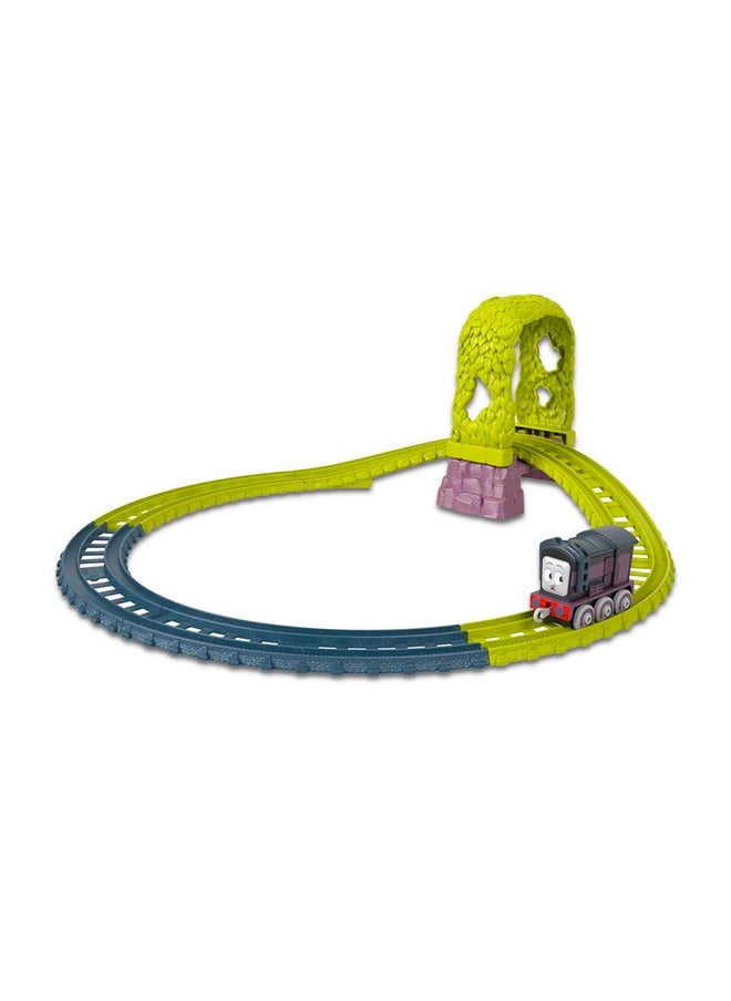 THOMAS & FRIENDS Thomas and Friends Push Along Track Bundle- 4 Pc Set with 2 Thomas Push Along Trains and Tracks, Thomas The Train Stickers, More | Thomas The Train Track Kit  - Image 2