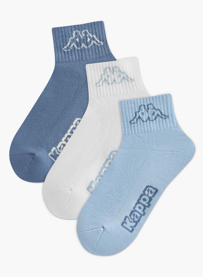 Kappa Pack of 3 Quarter Crew Length Socks - Image 1