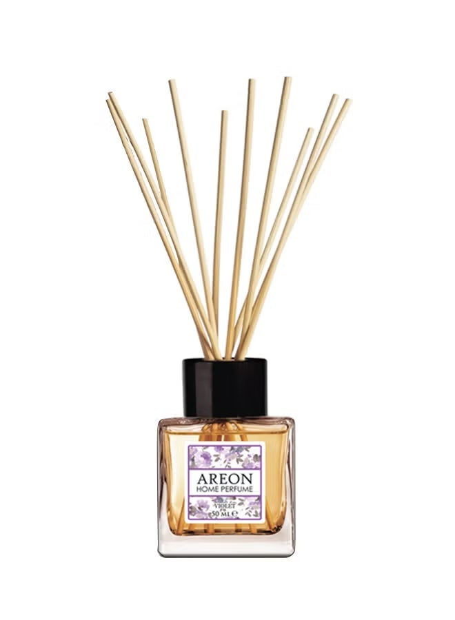 Areon Reed Diffuser With Incense Sticks Violet Yellow 50ml - Image 2