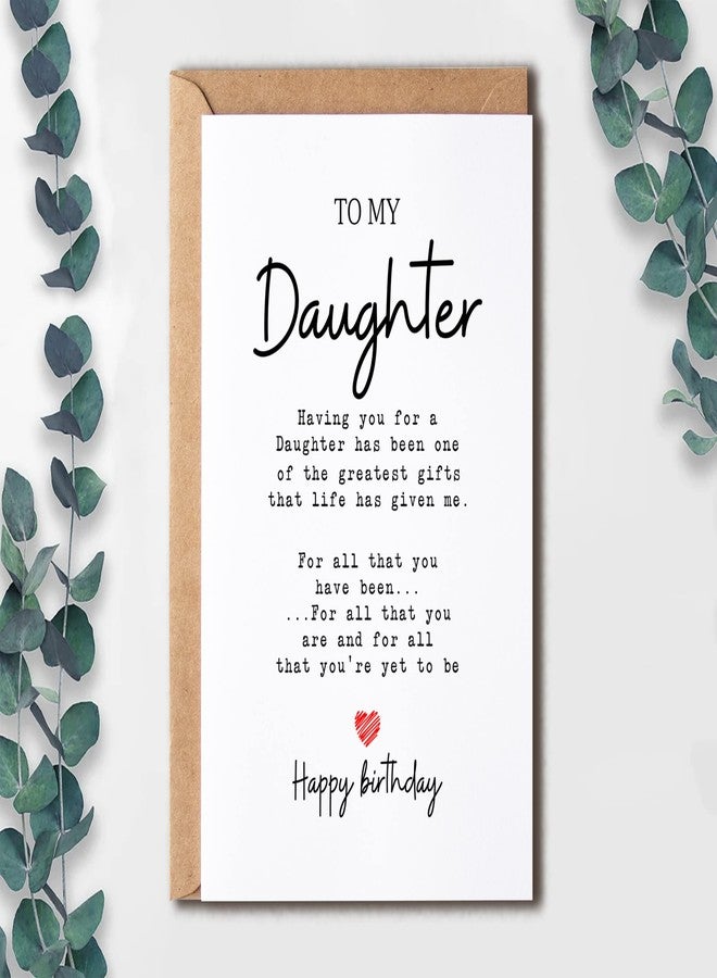 IRIDESCENT To My Dearest - Birthday Card for Daughter - 'Daughter, My Greatest Gift' - Perfect for Daughter's Birthday or Christmas - Image 3