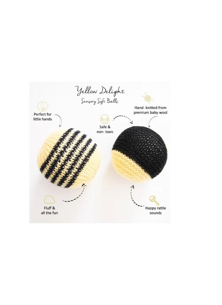 Yellow Doodle - Yellow Doodle Sensory Soft Balls - Yellow Delight - Image 1