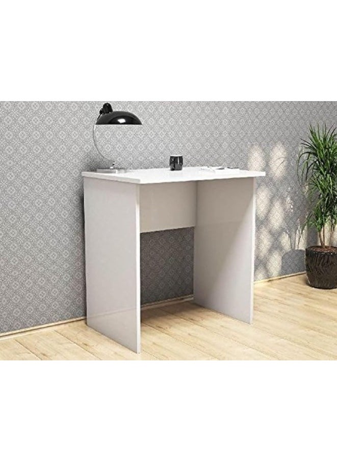 MODERN HOME Contemporary White Study Desk – Compact & Stylish Workstation for Home or Office Use.  - Image 2